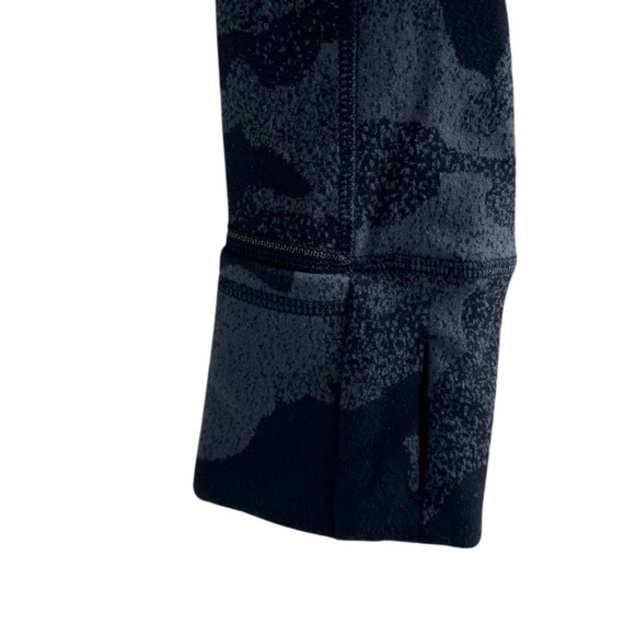 Lululemon Heritage Speckle Camo Cropped Half-Zip with Reflect - Size 4 - Picture 8 of 13